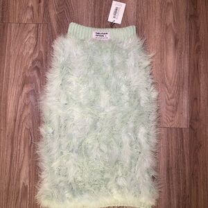 BNWT CHRISTIAN COWAN x maxbone Feather Dog Jumper in Mint - Size XXL